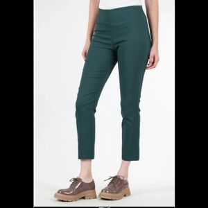 Adrianna Papell Women's Dark Green Dress Pants